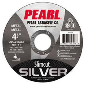 PEARL ABRASIVE CWSLV45ABX 4-1/2" X 0.040" X 7/8" ABRASIVE CUTOFF WHEEL 50-PACK