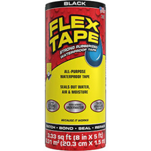 FLEX TAPE TFSBLKR0805 8" X 5' BLACK