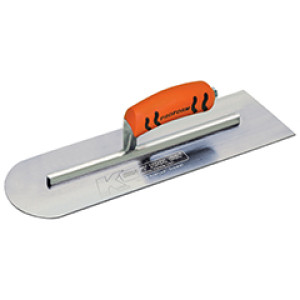 KRAFT CF286PF 18" X 4" ROUNDED FRONT CEMENT FINISH TROWEL ERGO HANDLE