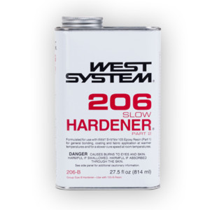 WEST SYSTEM 206-B 206 0.86 QUART SLOW HARDENER