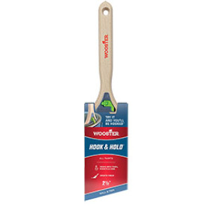 WOOSTER 5301 2-1/2" HOOK & HOLD SOFT POLYESTER ANGLE SASH PAINT BRUSH