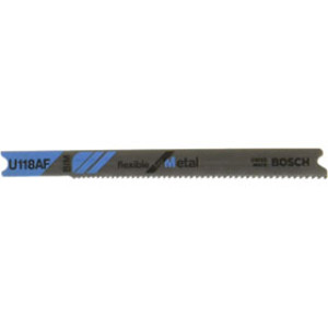 BOSCH U118AF 3-1/8" 24TPI BI-METAL UNIVERSAL SHANK JIGSAW BLADE 5 PACK