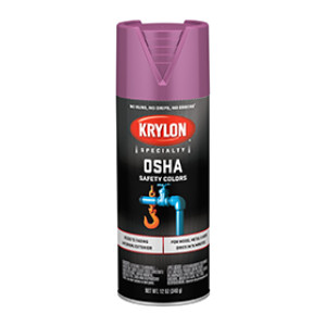 KRYLON K01929777 1929 12 OZ OSHA SAFETY PURPLE SPRAY PAINT