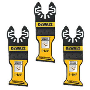 DEWALT DWA4258-3 1-1/4" OSCILLATING GENERAL PURPOSE BLADE 3-PACK
