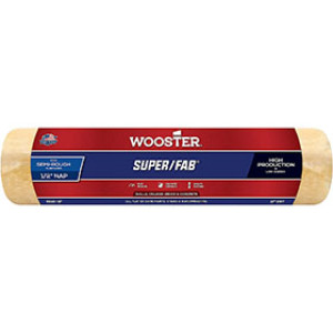 WOOSTER R240 12" X 1/2" SUPER/FAB GOLDEN YELLOW KNIT ROLLER COVER