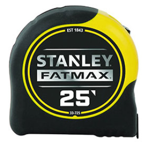 STANLEY 33-725Y FATMAX 25' X 1-1/4" CLASSIC TAPE RULE