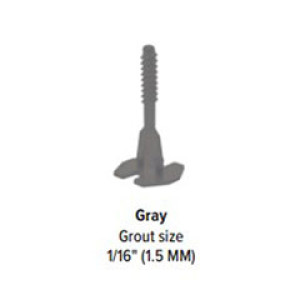 PEARL ABRASIVE TPLS500116 1/16" 1.5MM GRAY SPACER SCREW 100-PACK
