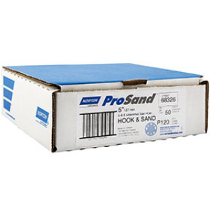 NORTON PROSAND 68326 5" P120C UVH HOOK & LOOP JOB PACK SANDING DISCS 50-PACK