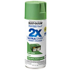 RUST-OLEUM 2X PAINTER'S TOUCH 249072 ULTRA COVER ENAMEL SATIN LEAFY GREEN