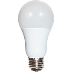 SATCO S9316 3W/9W/12W A19 LED 3WAY FROSTED 2700K MEDIUM BASE 220DEG BEAM ANGLE