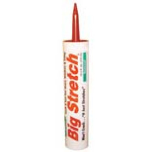 SASHCO BIG STRETCH 10012 10.5 OZ REDWOOD 100% ACRYLC LATEX CAULK WINDOW & DOOR