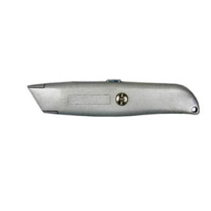 G-FORCE 24271 RETRACTABLE UTILITY KNIFE DIE CAST METAL CARDED