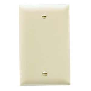 PASS & SEYMOUR  TP13ICC30 1-GANG NYLON WALL PLATE BLANK IVORY