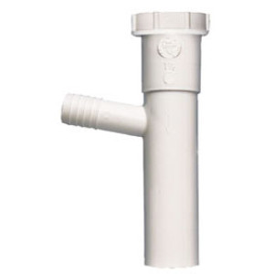 PLUMB PAK PP66-4W BRANCH TAILPIECE SLIP JOINT & DC 7/8" OD 1.5 X 8"