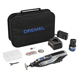 BOSCH 8250-5 DREMEL 12V VARIABLE SPEED COMFORT GRIP BRUSHLESS ROTARY TOOL KIT
