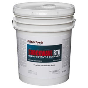 FIBERLOCK TECH  8316-5 SHOCKWAVE READY-TO-USE 5 GAL DISINFECTANT/SANITIZER