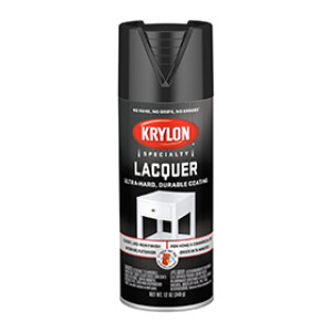 KRYLON K07030777 7030 12 OZ GLOSS BLACK LACQUER SPRAY PAINT