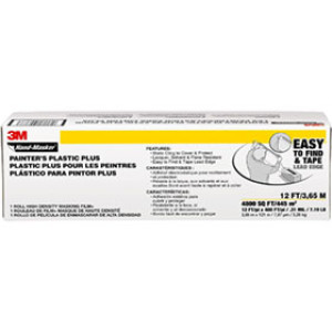 3M MFB12 12' X 400' .31HIGH DENSITY MASKING FILM PAINTERS PLASTIC