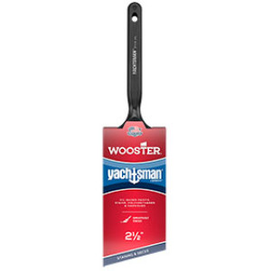 WOOSTER Z1121 2-1/2" YACHTSMAN SYNTHETIC WHITE CHINA ANGLE SASH PAINT BRUSH