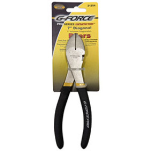 G-FORCE 21254 7" HEAVY DUTY DIAGONAL CUTTING PLIERS ERGO GRIP HANDLE