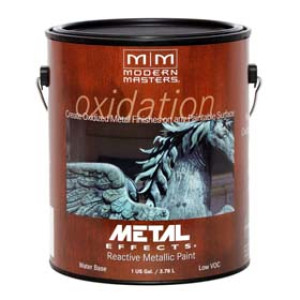 MODERN MASTERS ME195-GAL COPPER SATIN METALLIC PAINT SEMI-OPAQUE