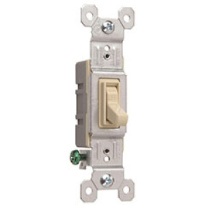 PASS & SEYMOUR  660IGU 15A 120V 1-POLE SWITCH GROUNDING IVORY
