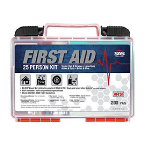 SAS SAFETY 6025-025 MULTIFUNCTIONAL 25 PERSON CLASS A FIRST AID KIT