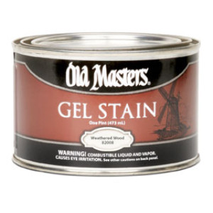 OLD MASTERS 82008 WEATHERED WOOD GEL STAIN