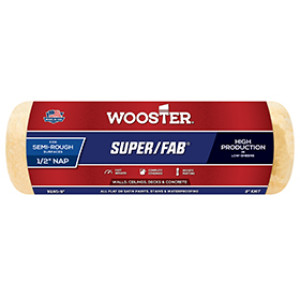 WOOSTER R240 9" X 1/2" SUPER/FAB GOLDEN YELLOW KNIT ROLLER COVER