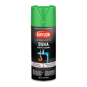 KRYLON K02012777 2012 12 OZ OSHA SAFETY GREEN SPRAY PAINT