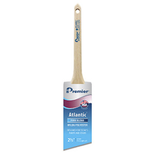 PREMIER 17323 ATLANTIC 2-1/2" THIN ANGLE FIRM NYLON/POLY SASH BRUSH USA
