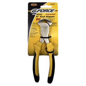 G-FORCE 21270 6" END NIPPER PLIERS COMFORT GRIP