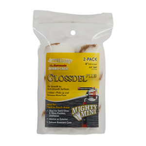 ARROWORTHY 4GLP3JCT/P 4" X 3/8" JUMBO CAGE GLOSSDEL PLUS ROLLER TWIN PACK