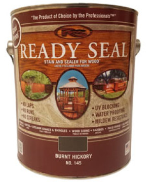 READY SEAL 370029 BURNT HICKORY EXTERIOR WOOD STAIN AND SEALER