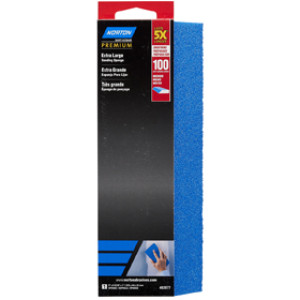 NORTON PROSAND 82077 9" X 3-5/16" X 1" 120 GRIT EX LGE SINGLE ANG SANDING SPNG