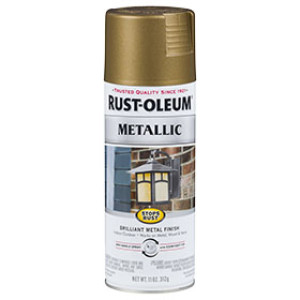RUST-OLEUM STOPS RUST 313142 11 OZ METALLIC CHAMPAGNE BRONZE SPRAY PAINT