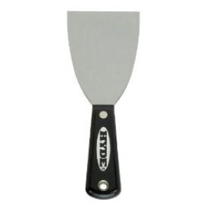 HYDE 02400 3" BLACK & SILVER STIFF CHISEL WALL SCRAPER HI-CARBON BLADE