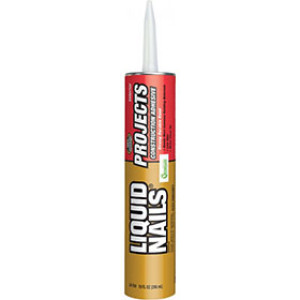 LIQUID NAILS LN-704 407678 10 OZ INTERIOR PROJECTS CONSTRUCTION ADHESIVE