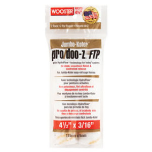 WOOSTER RR373 4-1/2" X 3/16" JUMBO-KOTER PRO/DOO-Z FTP WOVEN ROLLER COVER 2PK