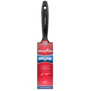 WOOSTER Z1120 1-1/2" YACHTSMAN SYNTHETIC WHITE CHINA FLAT BEAVERTAIL BRUSH
