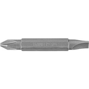 2" #2 PHILLIPS AND #8 SLOTTED DOUBLE ENDED BITS