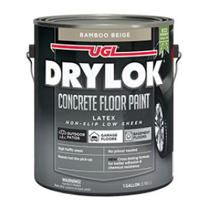 UGL DRYLOK 832880 BAMBOO BEIGE LATEX CONCRETE FLOOR PAINT LOW VOC