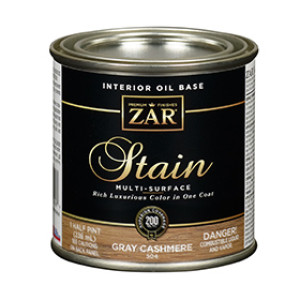 UGL ZAR 831460 GRAY CASHMERE INTERIOR MULTI-SURFACES OIL-BASED STAIN