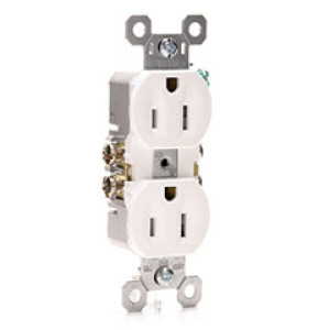 PASS & SEYMOUR  3232WU 15A 125V DUPLEX OUTLET WHITE