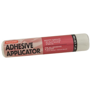WOOSTER R245 9" X 1/8" ADHESIVE APPLICATOR HIGH-DENSITY FABRIC SMOOTH SURFACE