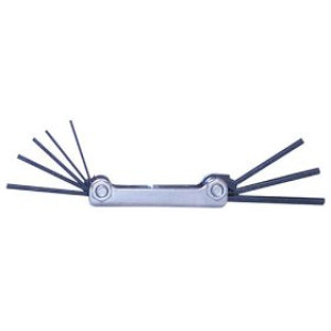 EKLIND 20811 .050 - 5/32 CLASSIC FOLD-UP 8PC HEX INCH SET