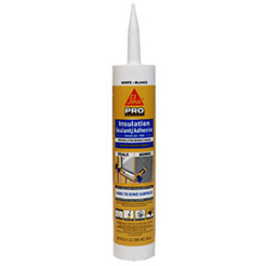 SIKA PRO 828283 SIKAFLEX 9OZ INSULATION SEALANT & ADHESIVE WHITE