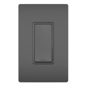 PASS & SEYMOUR  TM873BKCC10 15A 120/277V 3-WAY DECORATIVE SWITCH BLACK
