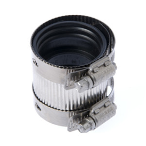 BLACK SWAN 21220 NO-HUB COUPLING 2" X 1-1/2" 100% NEOPRENE STAINLESS STEEL