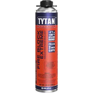 TYTAN 00981 24OZ PROFESSIONAL FIRE BLOCK EXTREME FOAM SEALANT